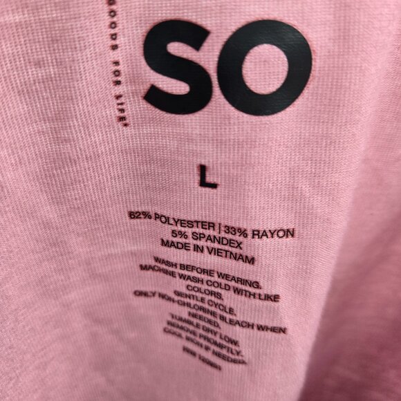 So Pink Off Shoulder Short Sleeved Top Large - Picture 5 of 5